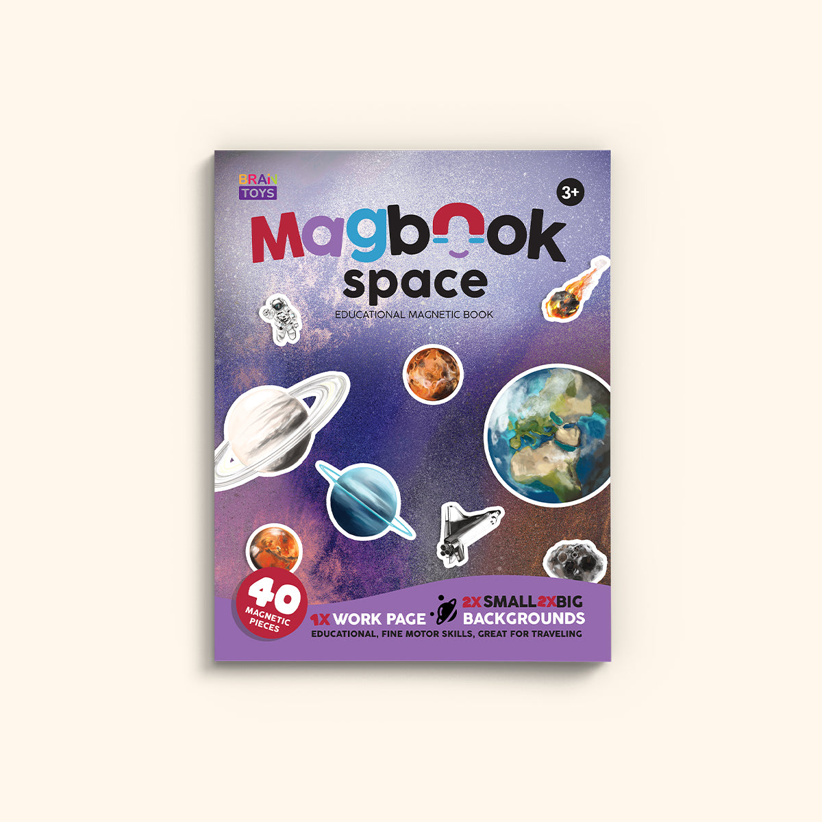 MAGBOOK - Magnetisches Buch - Weltraum