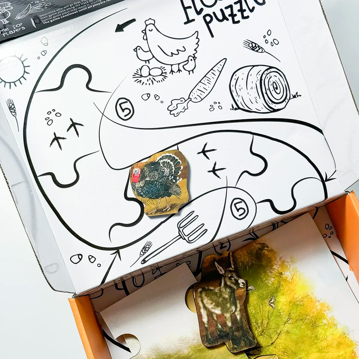 Bodenpuzzle Bauernhof