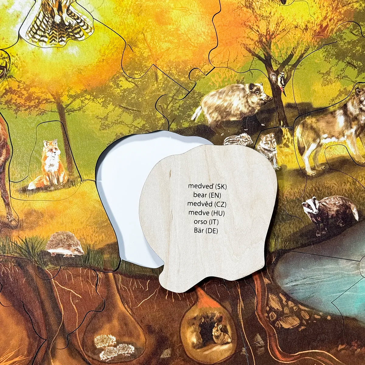 Bodenpuzzle Wald
