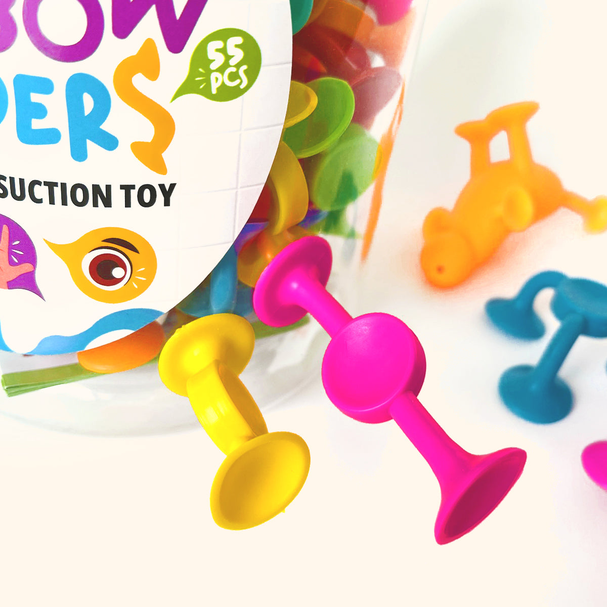Rainbow Keepers Saugnäpfe-Set 55 Stück