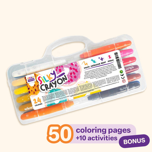 Silky Crayon Wachsmalstifte