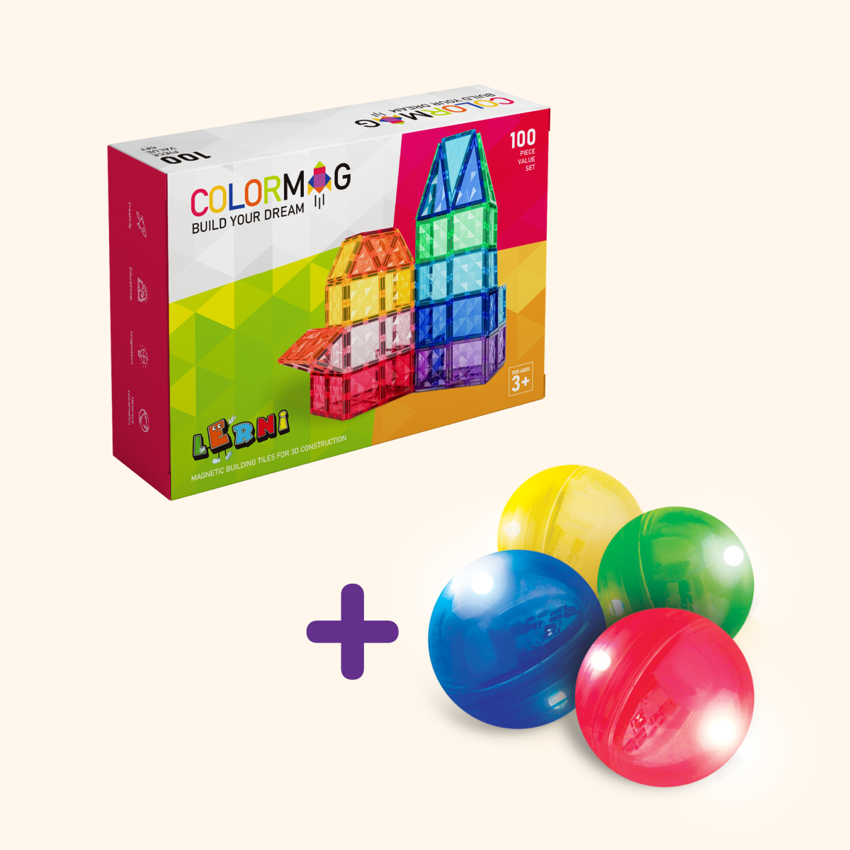 Spring Glow Set - Colormag 100 + Leuchtende Kugeln