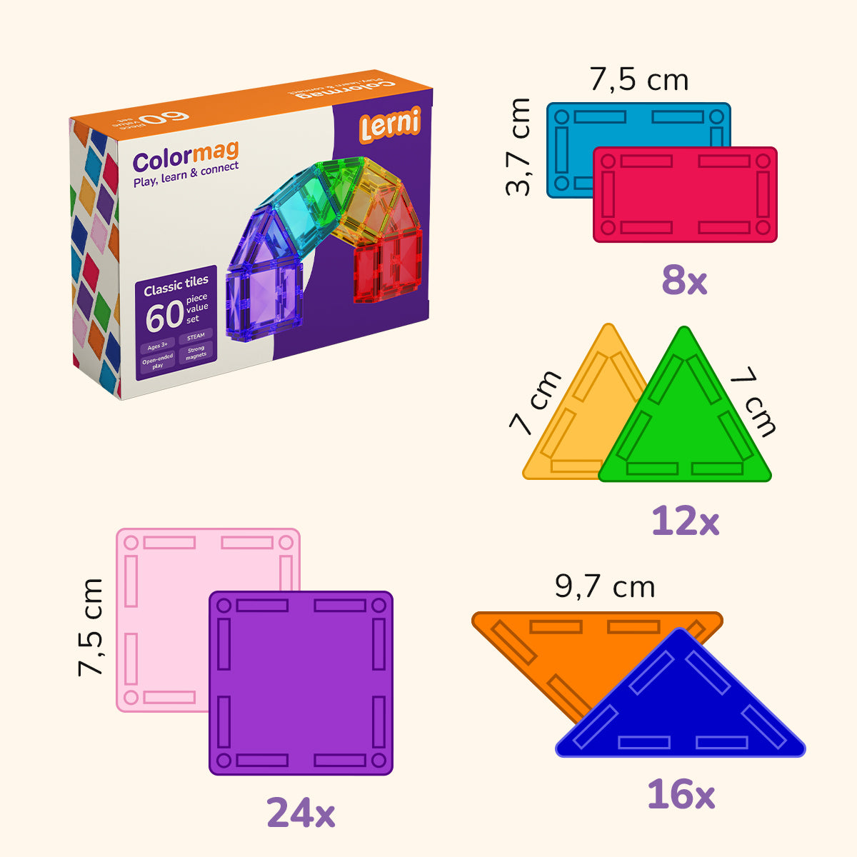  Colormag classic 60pcs