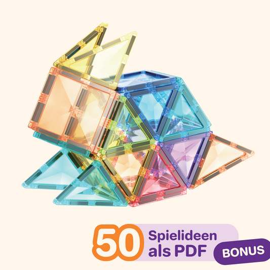 Magnetbaukasten COLORMAG 60 Stück - pastel