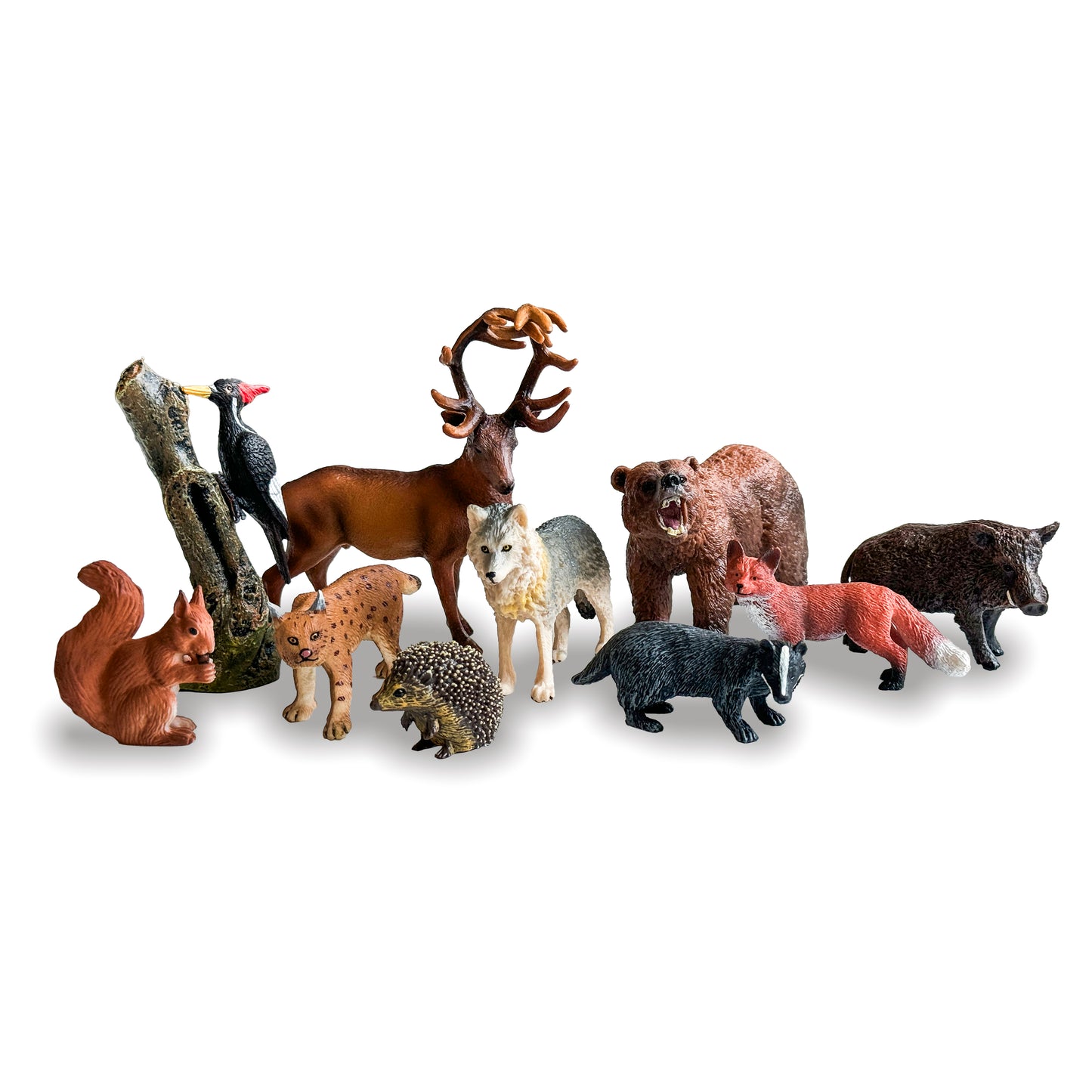 Set mit Waldtier-Figuren