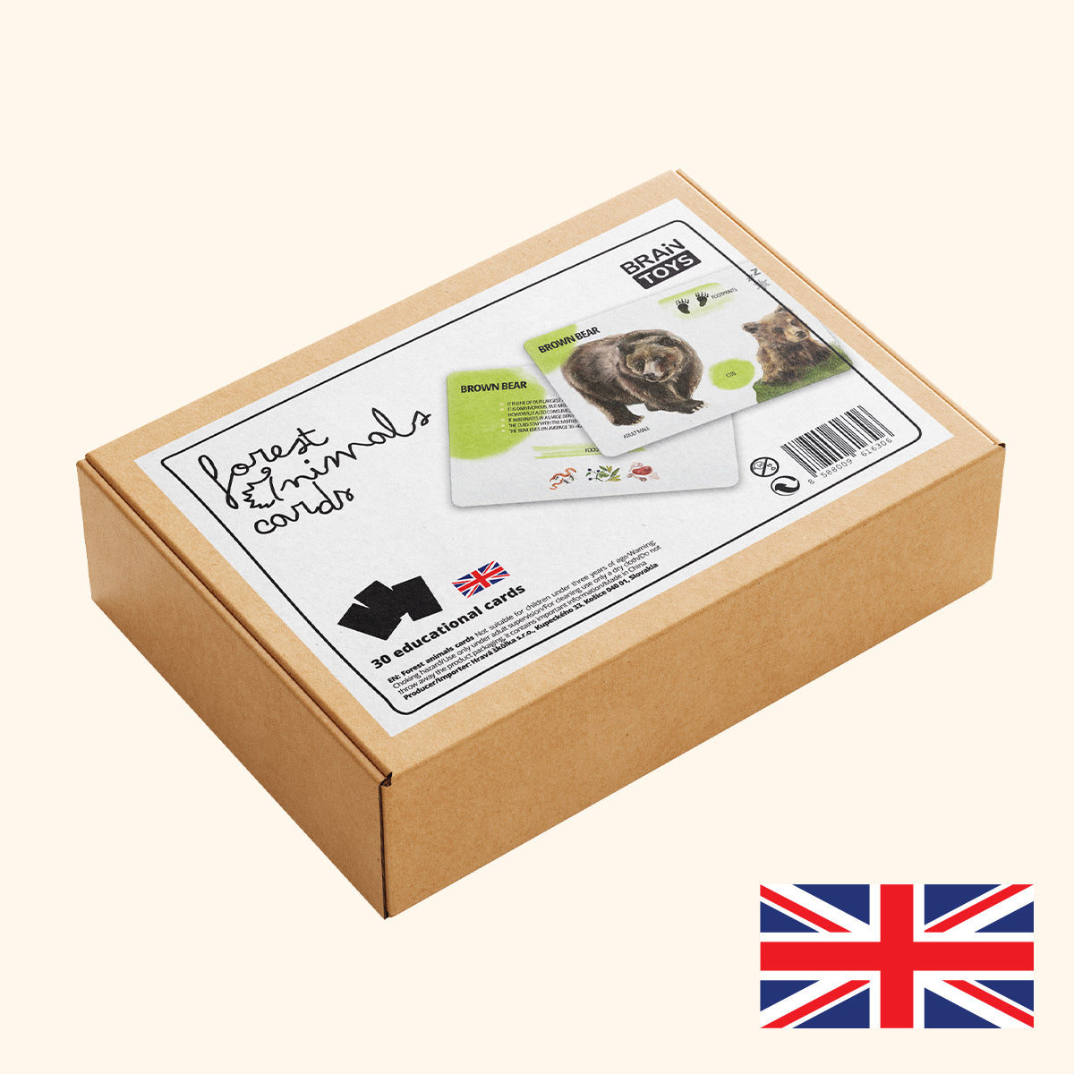 Lernkartenset: Waldtiere