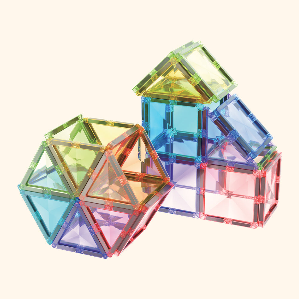 Magnetbaukasten COLORMAG 60 Stück - pastel