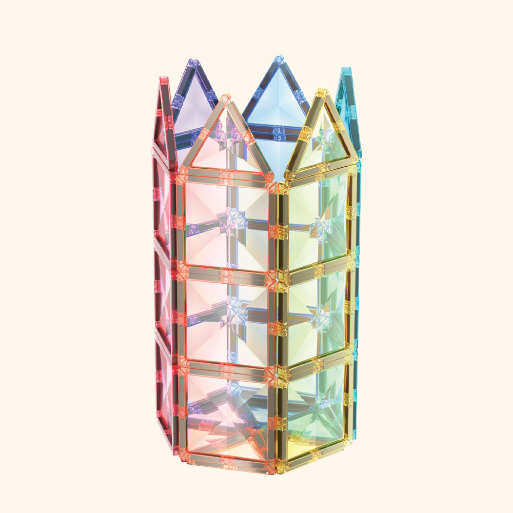 Magnetbaukasten COLORMAG 60 Stück - pastel