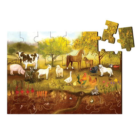 Bodenpuzzle Bauernhof 