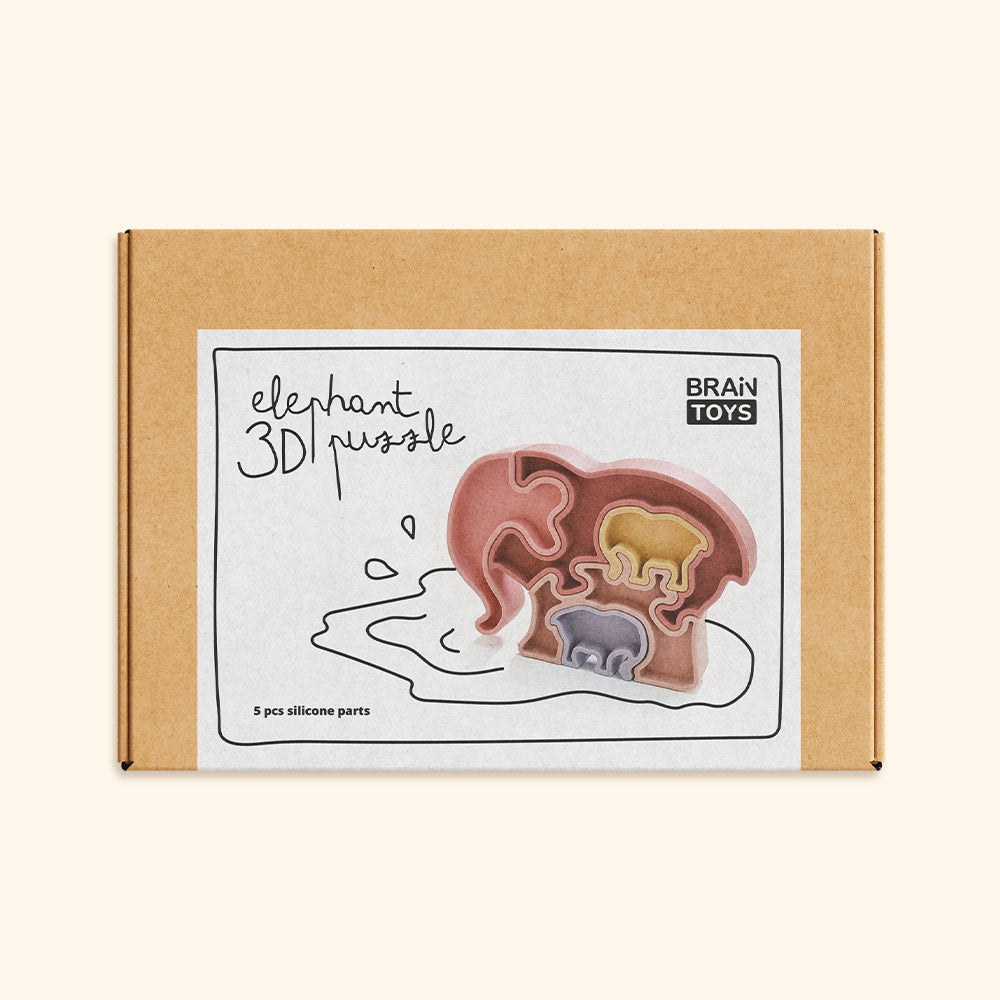 Silikon Elefant 3D-Puzzle